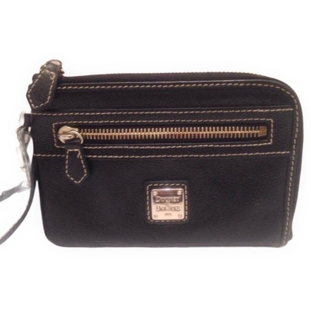 DOONEY & BOURKE 👛 black leather wristlet wallet